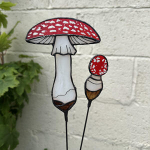 Amanita Mushroom Pair